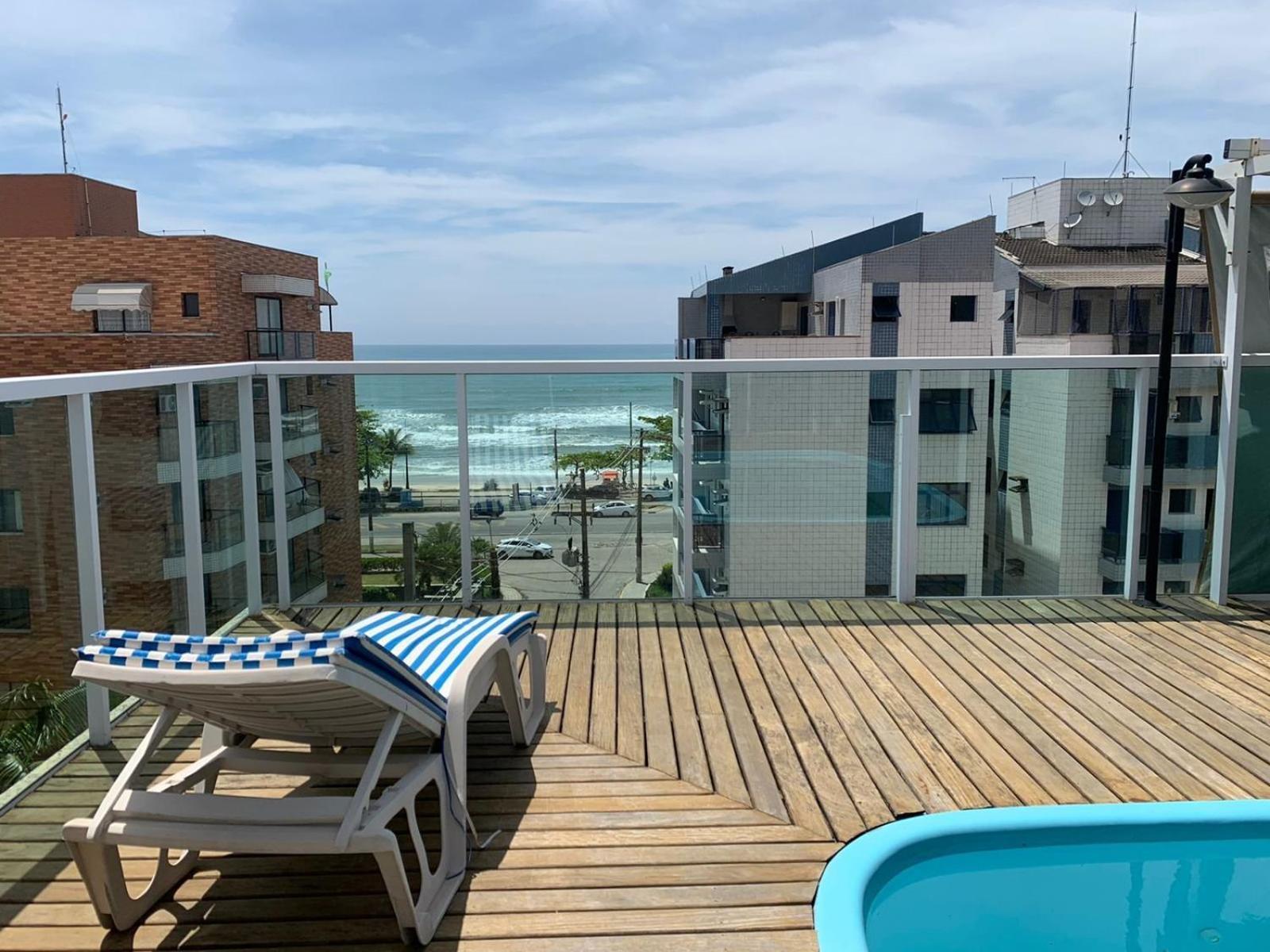 Appartamento Cobertura Premium Vista Pro Mar, Com Piscina Ubatuba Esterno foto